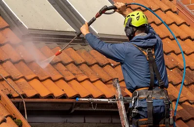 Démoussage et hydrofuge de toiture à Glageon