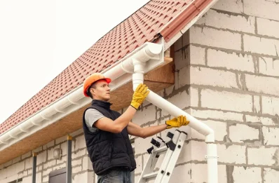 Pose et remplacement de gouttières à Glageon